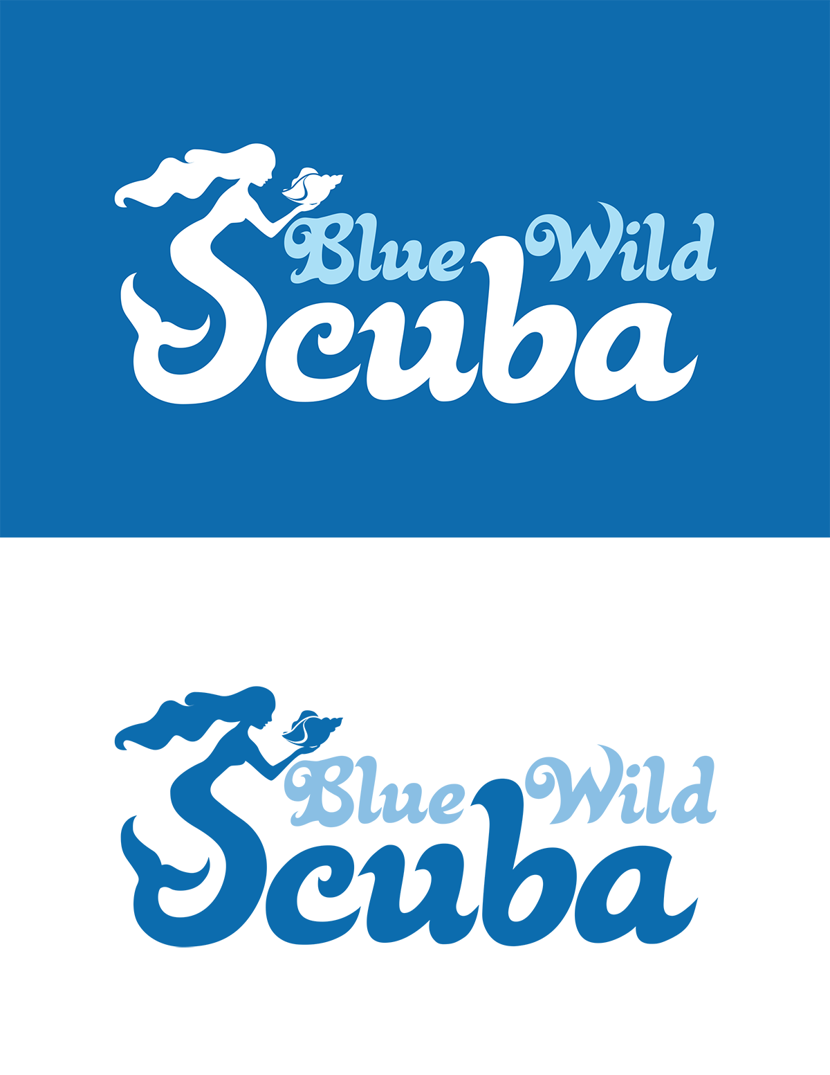 Blue Wild Scuba logo